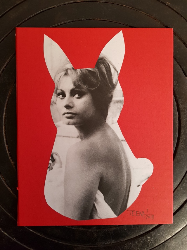 Teena Leitow, wild is the rabbit, collage, Kunst, mixedmediaart, contemporaryart
